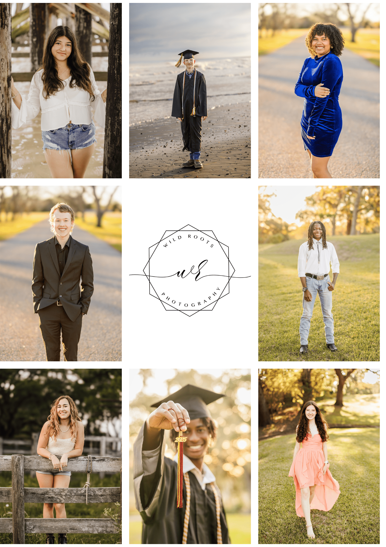 High school senior portrait preview